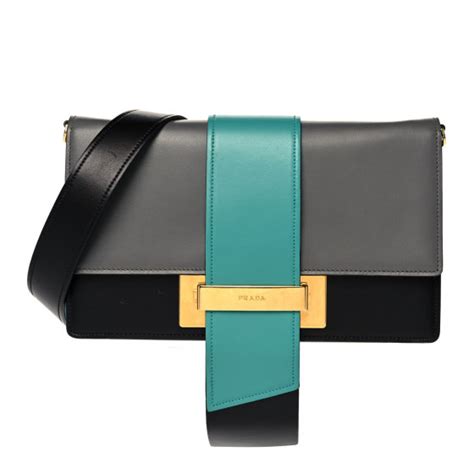 prada ribbon bag black|PRADA City Calf Ribbon Shoulder Bag Black .